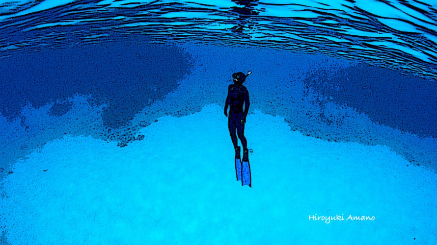 8月の加計呂麻島は最高の海でした。